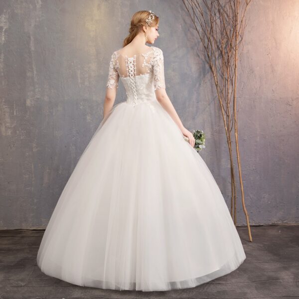 46133b21-9d31-452a-a6e6-698178951044.jpg Slim Mid-sleeve Plus Size Photo Studio Wedding Dress