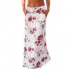 46720050-3385-4cf5-a362-33f15292bf9d.jpg Fashion And Elegant Floral High Waist Bag Hip Print Long Skirt