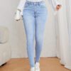472e05ef-0c5c-4935-8a62-182708e855ca.jpg Fashionable Womens Stretchy Slim-Fit Denim Bootcut Pants