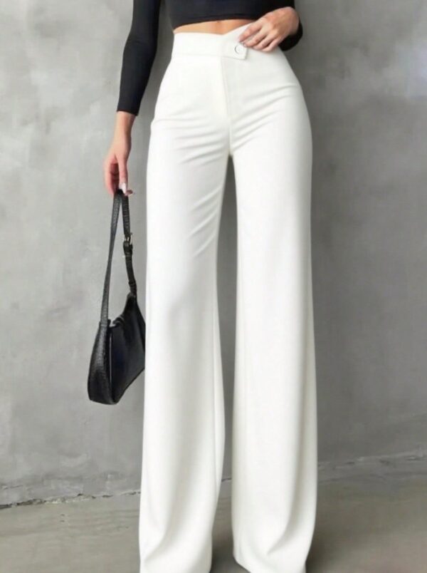 2026 New Style Commuting High Waisted Straight Leg Pants For Women, Spring And Autumn New Style, Slim Fit And Slimming, Black Suit Pants