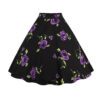 Vintage High Waist Polka Dot Print Skirt
