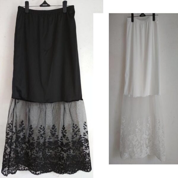 495326991304.jpg Lace mesh skirt skirt long skirt