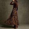 49af2053-591e-45ea-8142-f901b47b07c1.jpg Elegant Flared Vintage-print Long Dress For Women