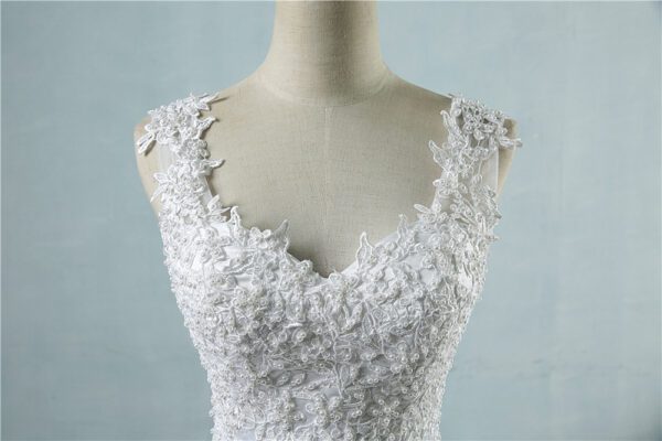 4b4fc351-9400-41dc-93ff-a56218607b07.jpg High Waist Wedding Dress With Deep V-neck
