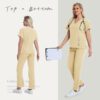 4bd3e63b-ad58-4bb2-b25b-8ed2e9f35801.jpg Operating Room Nurses Scrub Uniforms Female Doctors Short Sleeves
