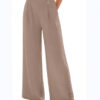 2026 Amazon Cotton And Linen Loose Casual Pants With Pockets, Solid Color Trendy Casual Pants, Linen Wide-Leg Pants For Women, Summer