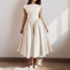 European And American Foreign Trade Women's Clothing, Women's Summer Dresses, French-Style Light Luxury Niche Mid-Length Dresses