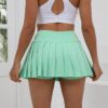 2025 Cross-Border European And American Outdoor Leisure Nude Breathable Short Skirt Running Sports Yoga Fitness Dance Badminton Pants