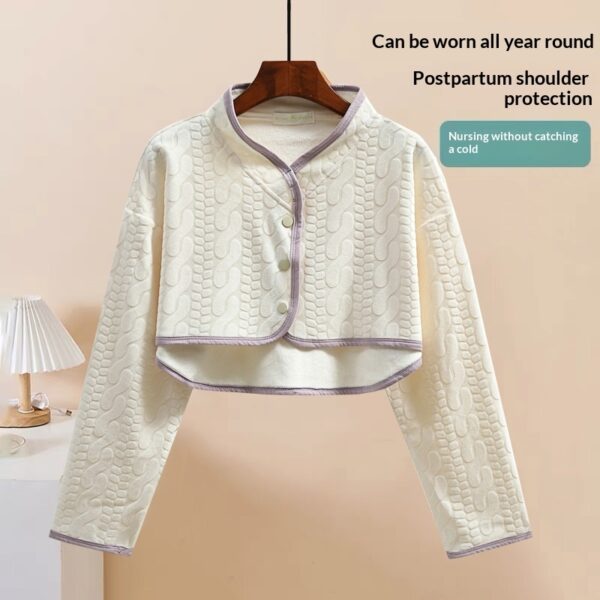 Shoulder-wrap Nursing And Cold-protection Vest For Postpartum Mothers