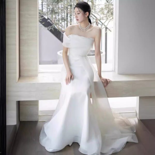 514c30a5-c487-4985-bc1f-fc7a402eb2e8.jpg French Off-shoulder Light Wedding Dress Bride