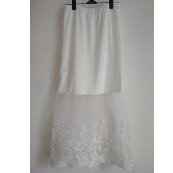52334579743.jpg Lace mesh skirt skirt long skirt