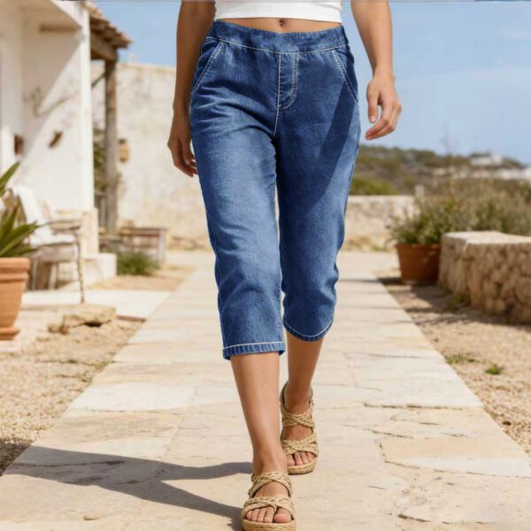 53785a0e-dda3-490f-9637-d0b7192296e3.jpg Best-selling Casual Womens Capri Jeans