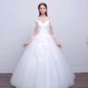 552176490687.jpg new shoulders Slim Qi wedding bride married slim wedding dress