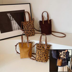 55b770a7-3328-4506-b415-64a24d62cfbd.jpg Women's Crossbody Bag Autumn And Winter Retro Leopard Print Shoulder Bag Anime New Versatile Suede Phone Bag