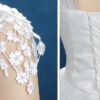 578023289443.jpg Summer New Wedding Dress, Korean Simple Shoulder Uniform Show Thin Bride Married One Word Shoulder Dress