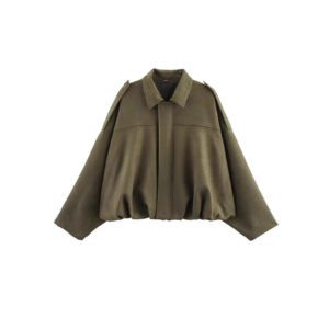 5793440f-2d45-4d05-b710-7bc4e6312657.jpg Amazon European And American Women's Clothing 2025 Spring And Autumn Suede Texture Lapel Zipper Button Pilot Jacket