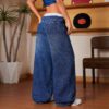 57e50abb-29ad-45c7-8df3-5cbd6f7e23c9.jpg Womens Corduroy Jeans With Lacing