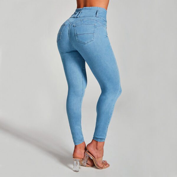 5cb2db22-2ee9-4d50-b99d-db52c7c2a83e.jpg High Waist Jeans Women's Skinny Trousers Tight Stretch Shaping And Hip Lifting Pants