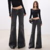 61225801-808d-4470-b986-77414f9ce0e2.jpg Hem-striped Low-rise Jeans For Women
