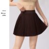 A Pleated Skirt Paired With A Pair Of Pleated Yoga Shorts