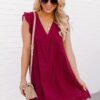 645884a2-663f-45fb-b576-9748a8c6ed6e.jpg Lace Dresses With Pocket Summer Sleeveless Jacquard Cutout V-Neck Beach Dress