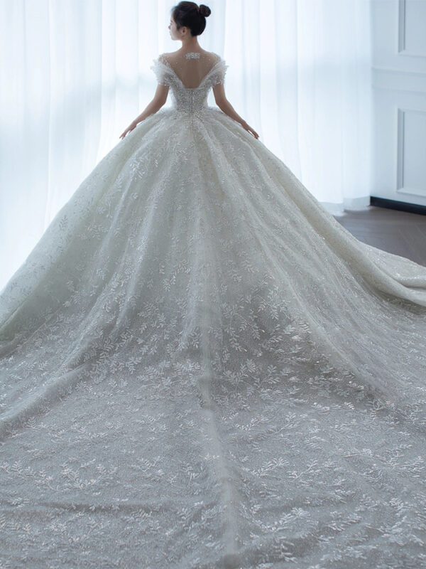 64828702-aa47-446e-8f2a-5e678d8f9167.jpg Off Shoulder French Main Wedding Dress