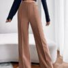 Loose Straight Pants Women High Waist Casual Trousers