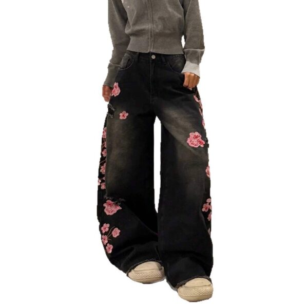 661b923f-c063-4fe3-b639-39f5ee9ebd0a.jpg Womens Retro Floral Embroidery Jeans