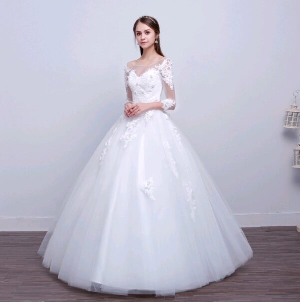 668463684231.jpg new shoulders Slim Qi wedding bride married slim wedding dress