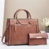 694337e4-c89f-45f5-b399-1543461c6141.jpg Large Capacity Bag Women's Special-interest Design Handbag Two-piece Set