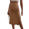 6f15e74d-d79d-4502-8fe4-3e2253fc4eed.jpg Ladies Skirts Women's Dresses Cross Drawstring Hips