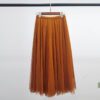 Pleated Skirt Tulle Skirt All-match Princess Style Sweet
