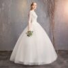 74ff25ff-a613-4587-af3a-aa3503bb86f1.jpg Slim Mid-sleeve Plus Size Photo Studio Wedding Dress