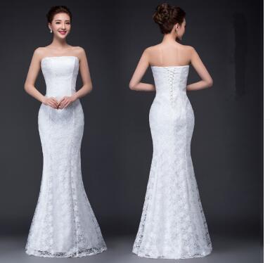 773157124357.jpg Long dress fuchsia and white lace trailing sexy bride wedding dress