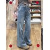 77441935-5e39-4574-a3ec-3cef3671f181_water.jpeg Short-statured Womens American-style Floor-length Jeans