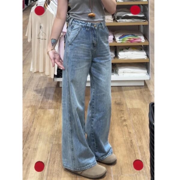 77441935-5e39-4574-a3ec-3cef3671f181_water.jpeg Short-statured Womens American-style Floor-length Jeans