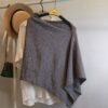Versatile Slouchy Knit Vintage Womens Shawl With A Sophisticated Touch