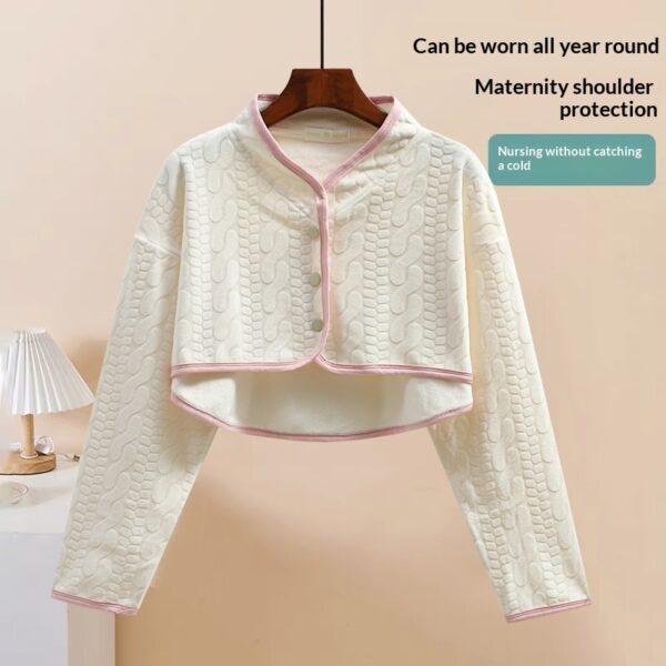 Shoulder-wrap Nursing And Cold-protection Vest For Postpartum Mothers