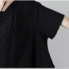 797ac5b5-f1a4-4146-98f4-e6a87d061121.jpg Cotton And Linen Short Sleeve Dress Large Size Women's Mid Length