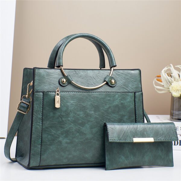 7d255e1e-cc98-4000-8a7e-6d5ab9bb7667.jpg Large Capacity Bag Women's Special-interest Design Handbag Two-piece Set