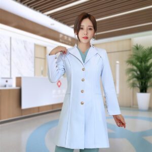 7d6479dd-3580-4a11-b57b-071c73ce6d19.jpg White Coat Fashionable Women's Long Sleeves