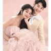Street Photography Pettiskirt Colored Mesh Temperament Banquet Light Wedding Dress