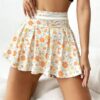 European And American Women's Cross-Border Hot-Selling New Summer Short Skirts, Printed Half Skirts, Anti-Exposure Skirt Pants, Outdoor Sports Yoga Wear