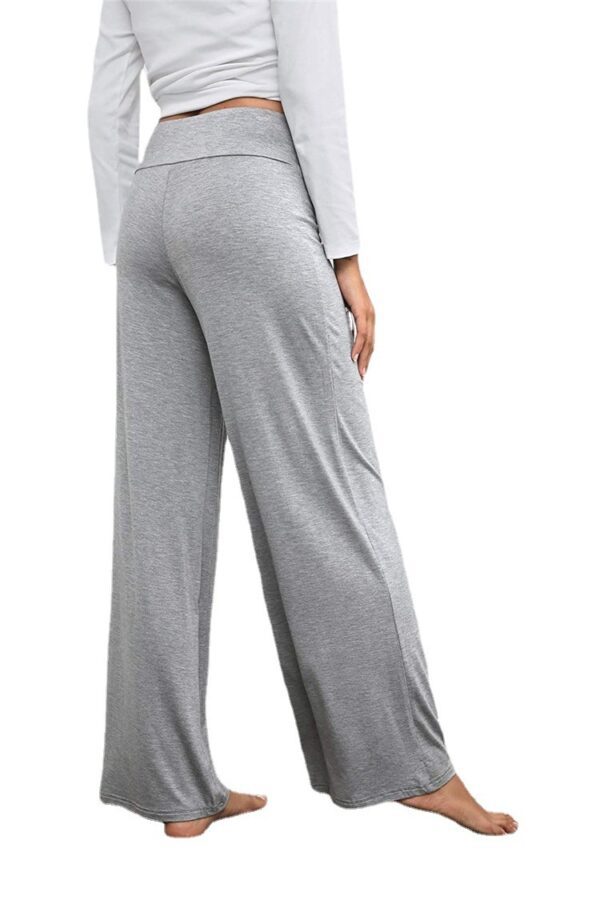 823c836b-29cd-4962-9b3f-a1064f46336e.jpg Wide Leg High Waist Elastic Band Casual Pants
