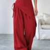 Irregular Suit Pants For Women 2025 Southeast Asia Cross-Border New Design Loose Slimming High-End Wide-Leg Pants For Women