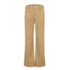 Hot-selling Women's Pocketed Elastic Waist Twill Cotton Pants, High-waisted, Comfortable, Slim-fit, Formal And Casual Wide-leg Pants