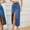 838dca86-ae8a-4ec3-918d-339139f07a61.jpg Women's Fashion Irregular Hollow-out Stitching Denim Long Skirts
