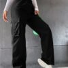 2026 Cross-Border Beltless High-Waisted Wide-Leg Pants Straight Loose Elegant Work Pants Casual Women's Clothing