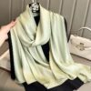 856efa9c-c6ee-43ac-aa2d-4e44c95b8f85.jpg Korean-style Springautumn New Solid-color Summer Sun-protection Beach Scarf Womens Silk Scarf
