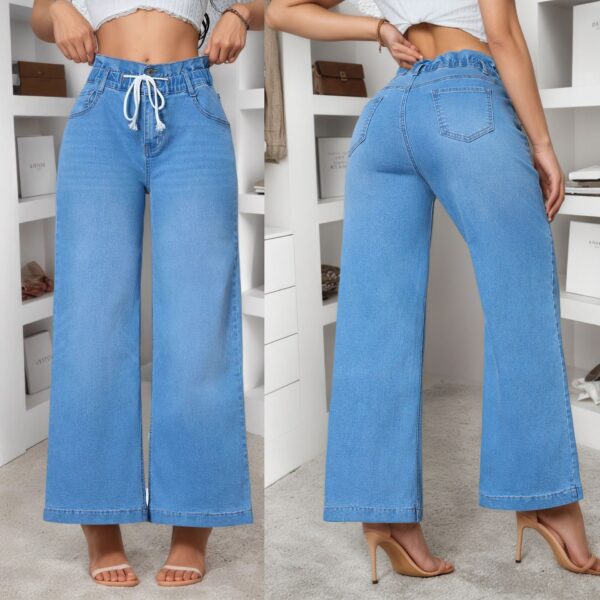 85be536e-ab55-48ec-a0f1-0494df90d8c0.jpg Summer New Stretch Denim Women's Wide-Leg Pants